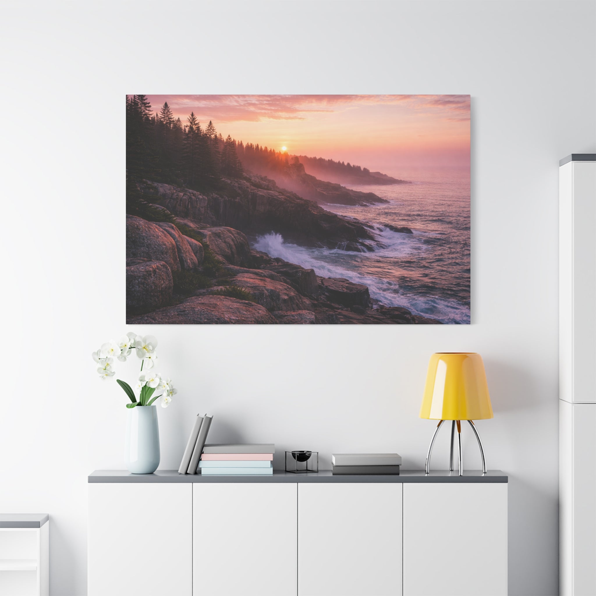 Acadia Cliffs  - Matte Canvas