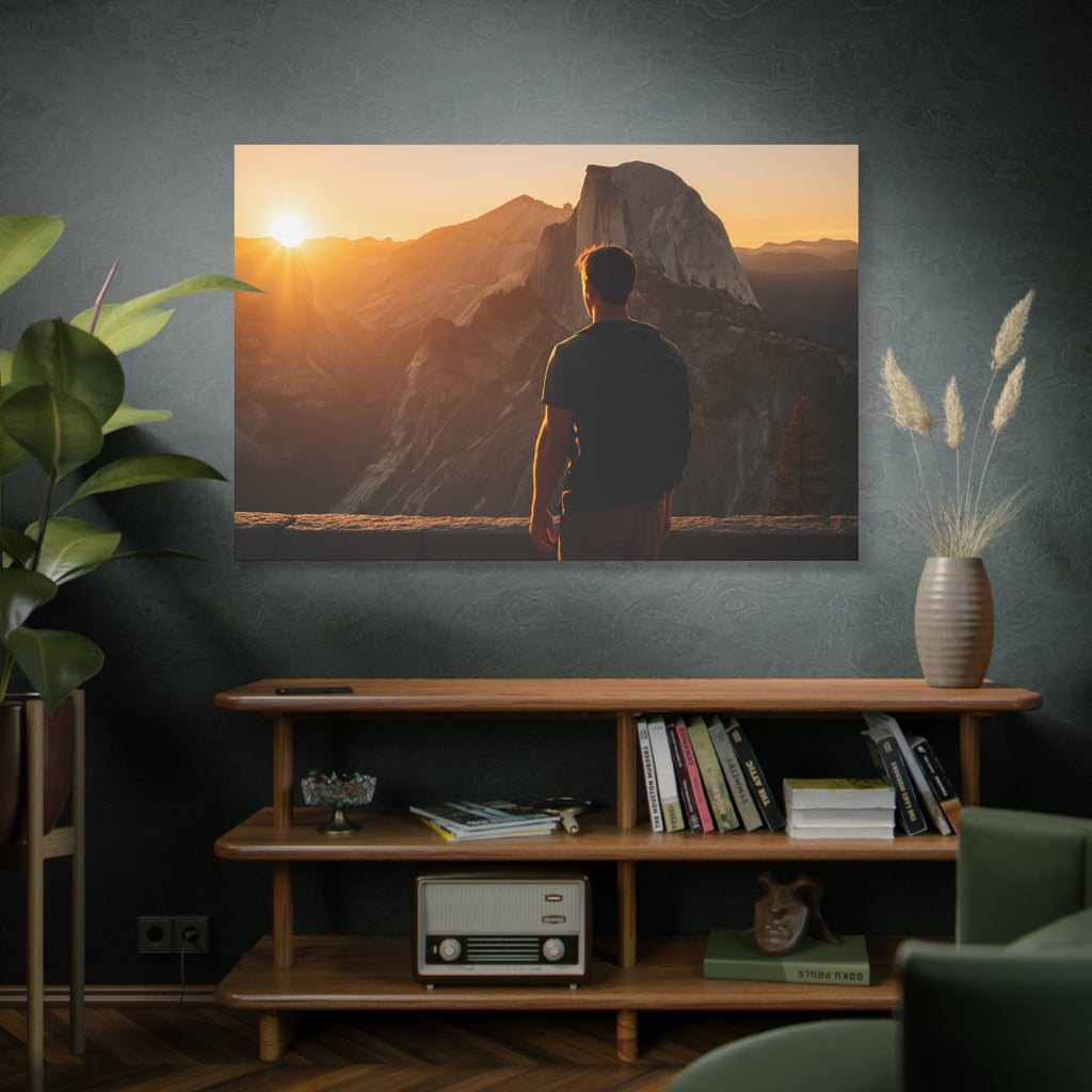 Glacier Point at Sunset - Matte Canvas