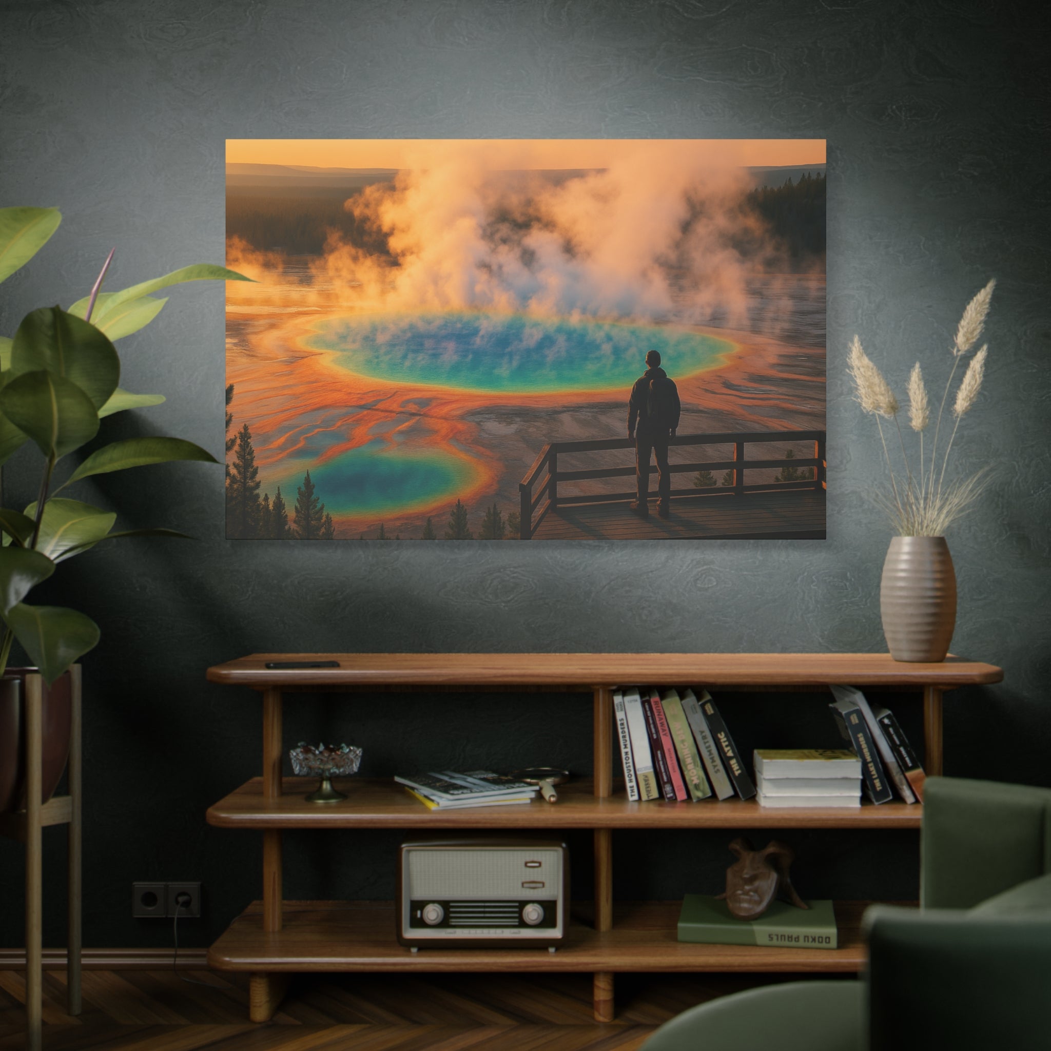 Grand Prismatic Spring - Matte Canvas