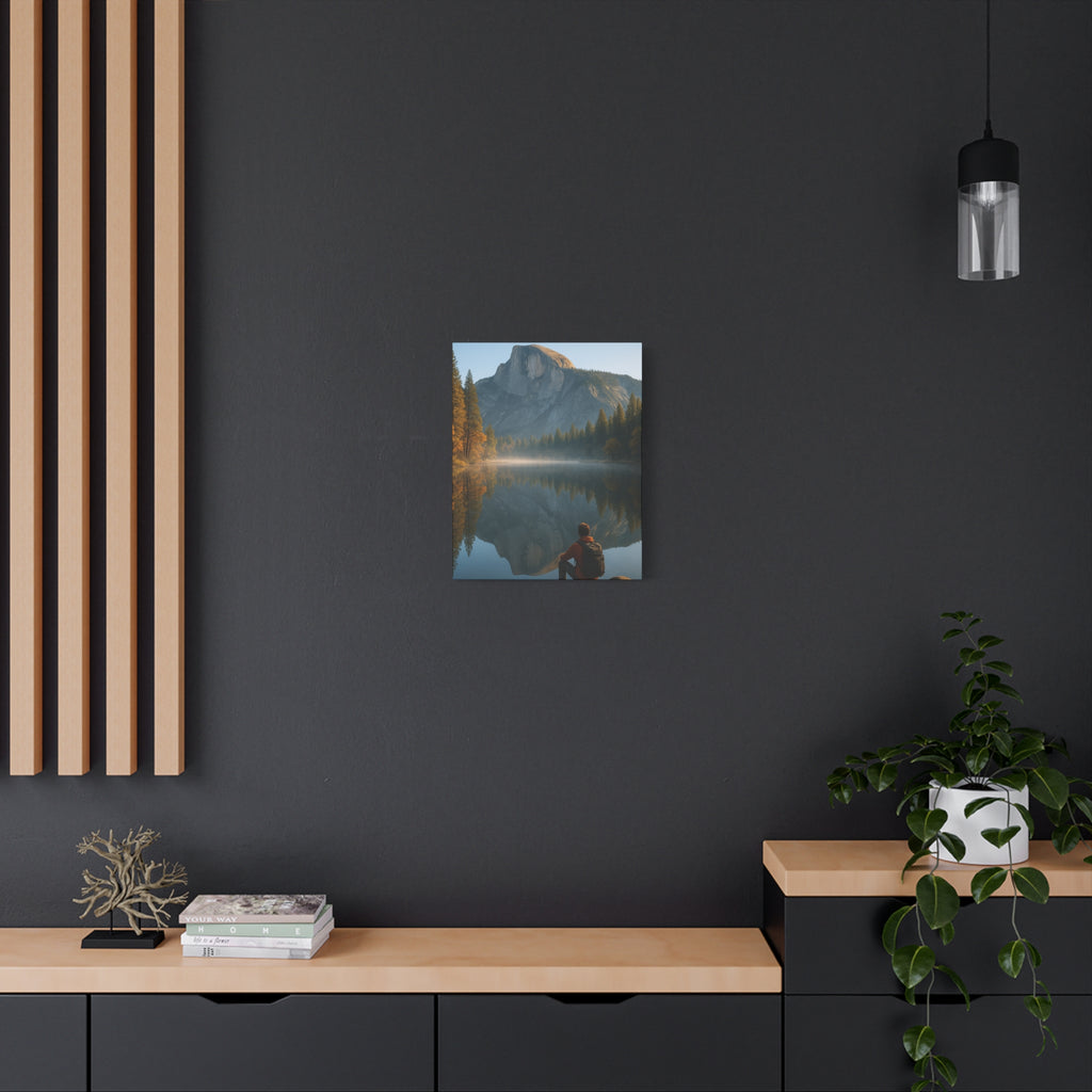 Mirror Lake Reflection - Matte Canvas