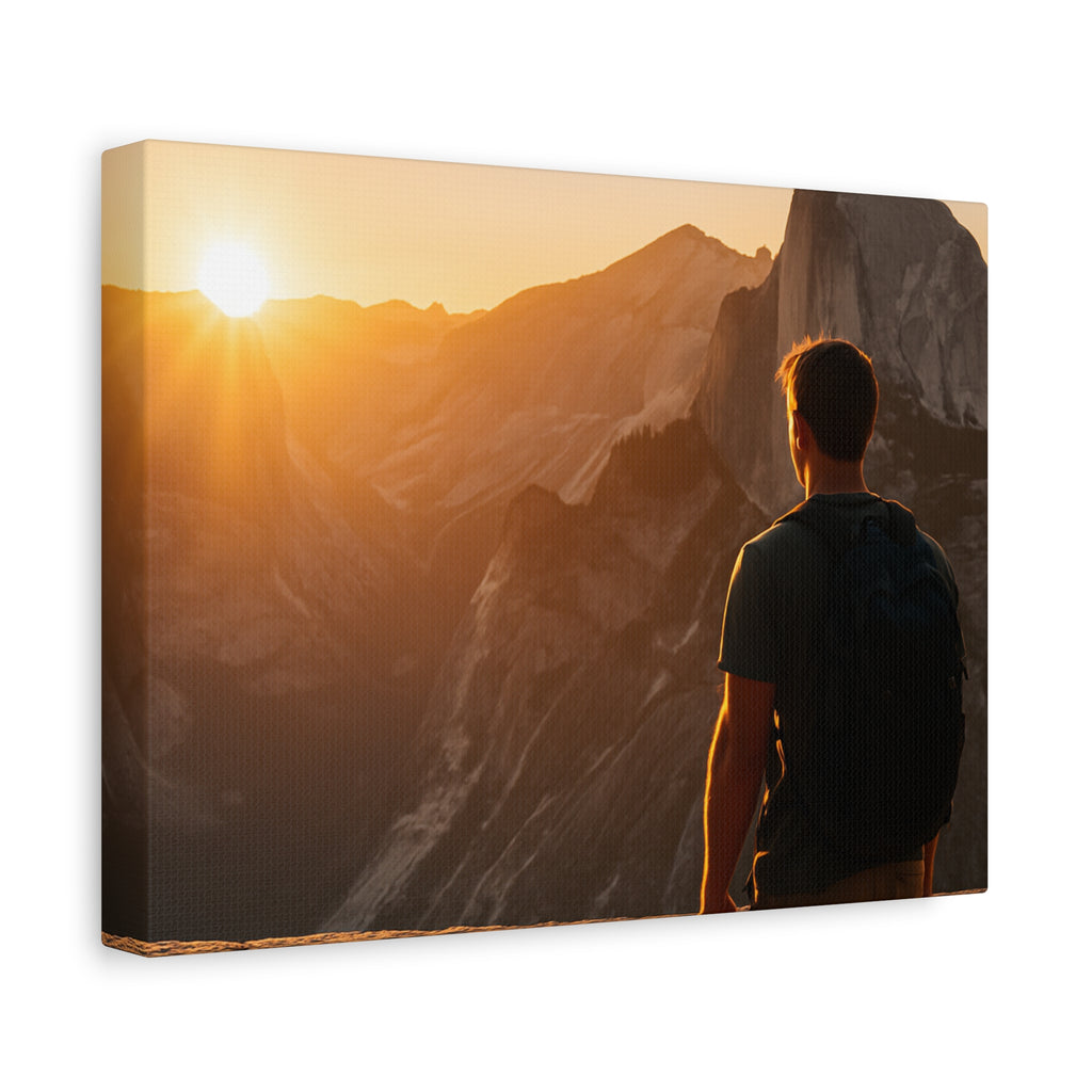 Glacier Point at Sunset - Matte Canvas