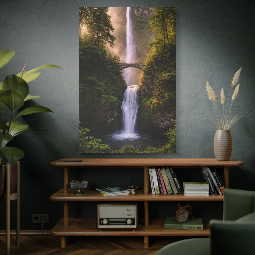 Multnomah Falls - Columbia River Gorge - Matte Canvas