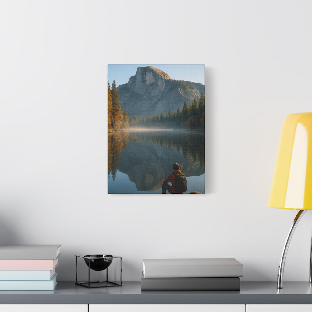 Mirror Lake Reflection - Matte Canvas