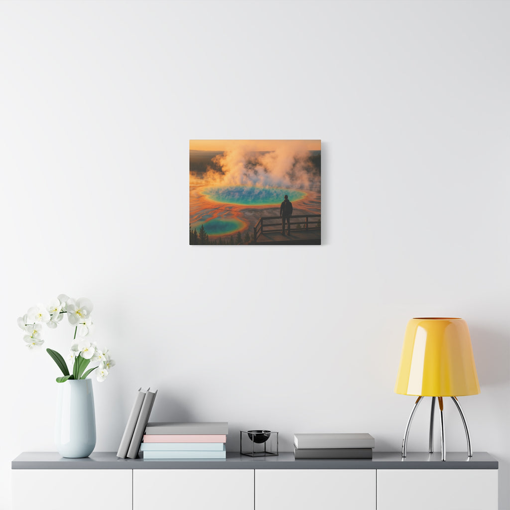 Grand Prismatic Spring - Matte Canvas
