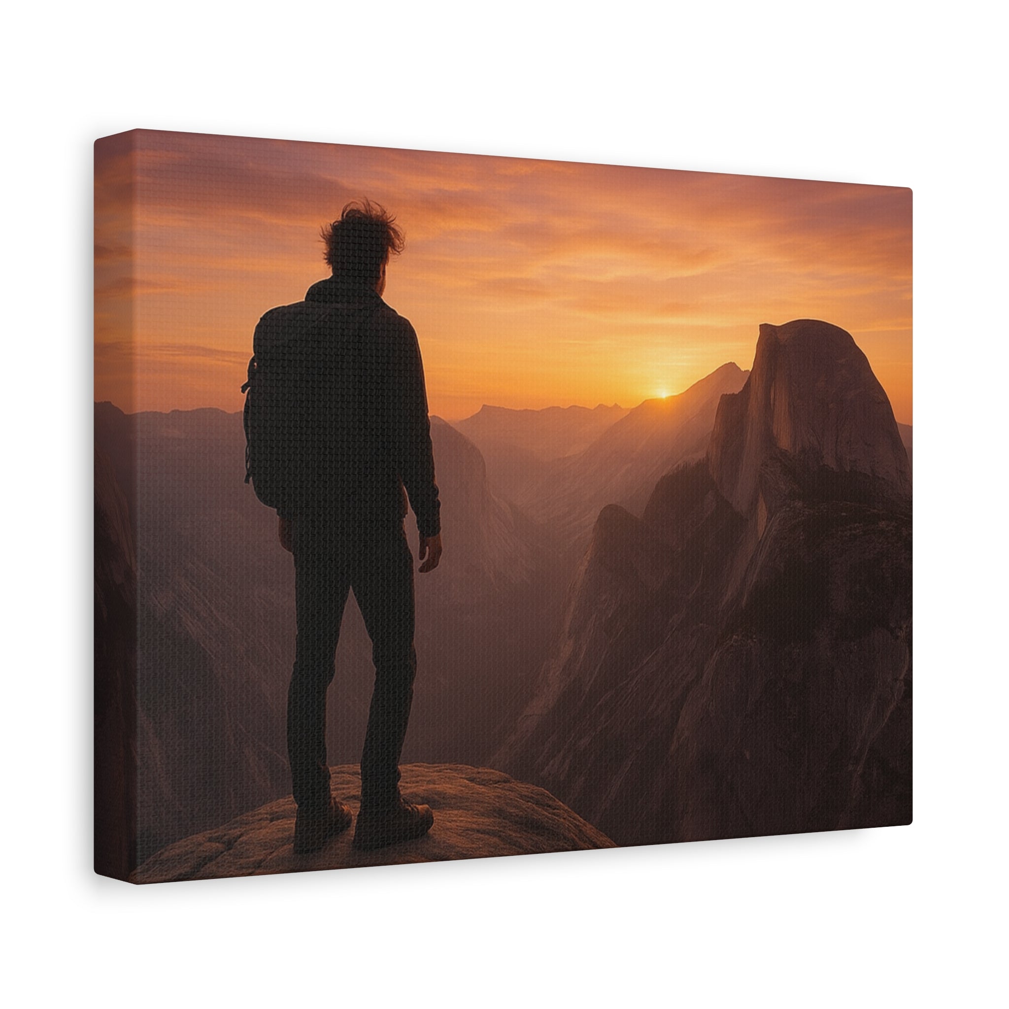 Half Dome Summit View - Matte Canvas
