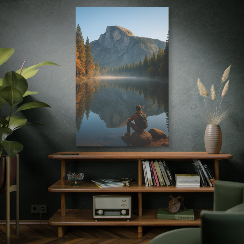Mirror Lake Reflection - Matte Canvas