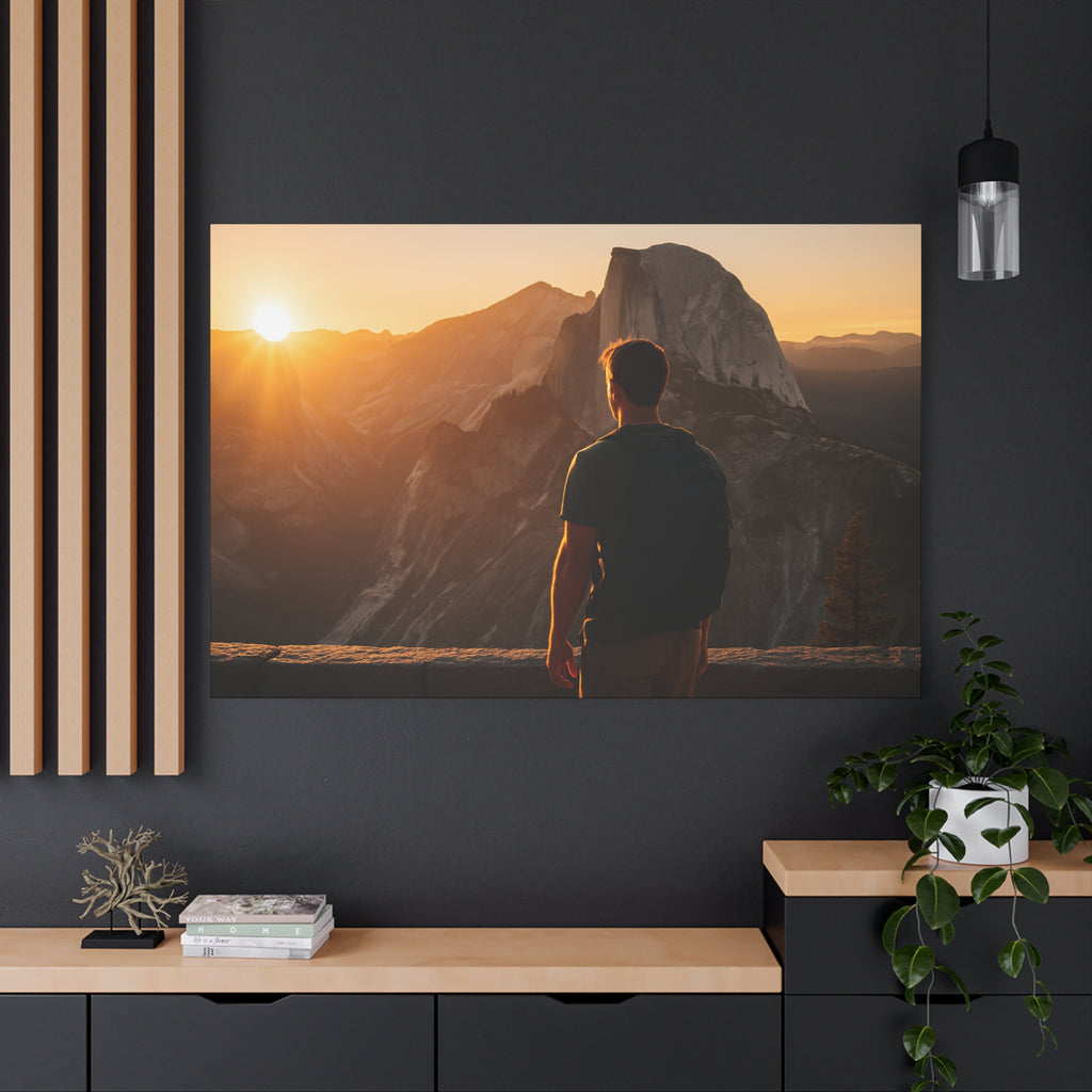 Glacier Point at Sunset - Matte Canvas