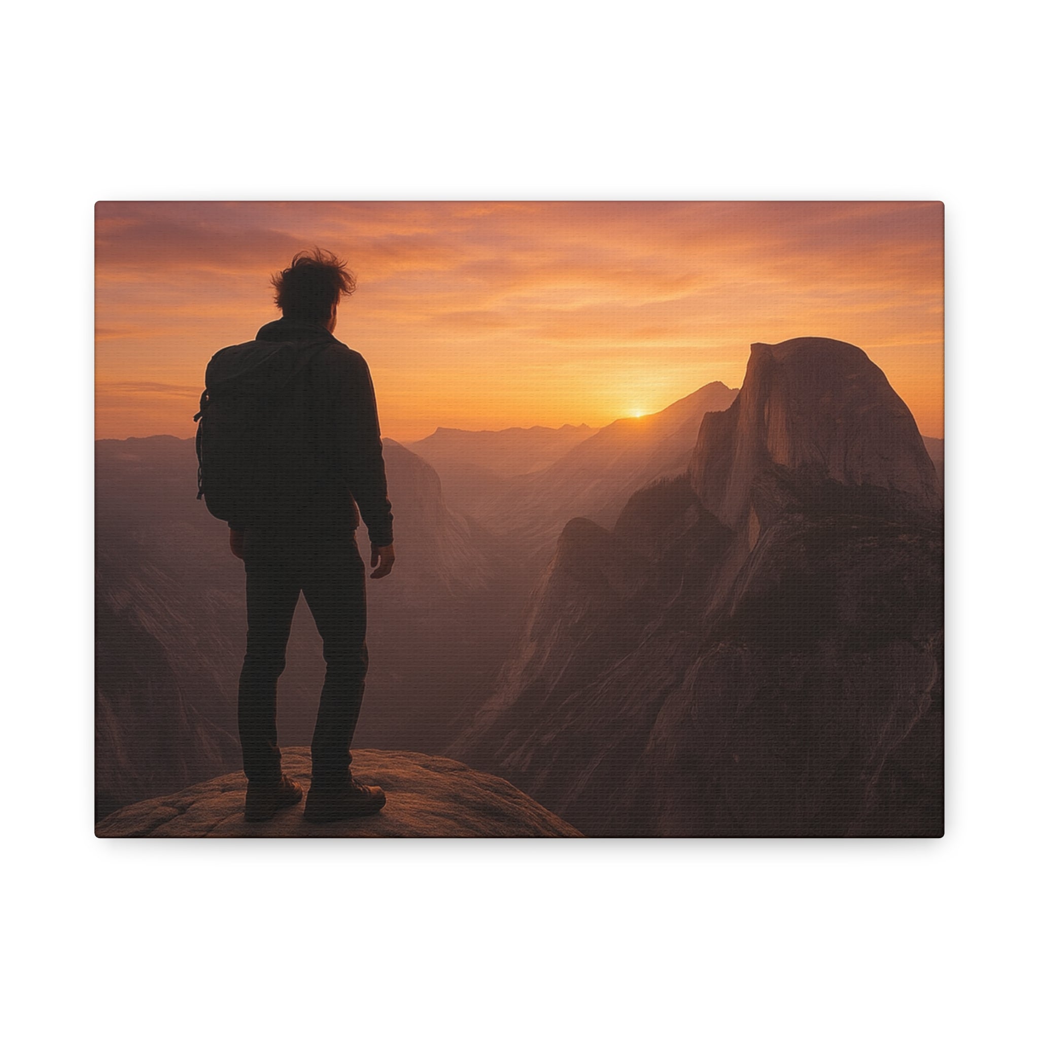 Half Dome Summit View - Matte Canvas