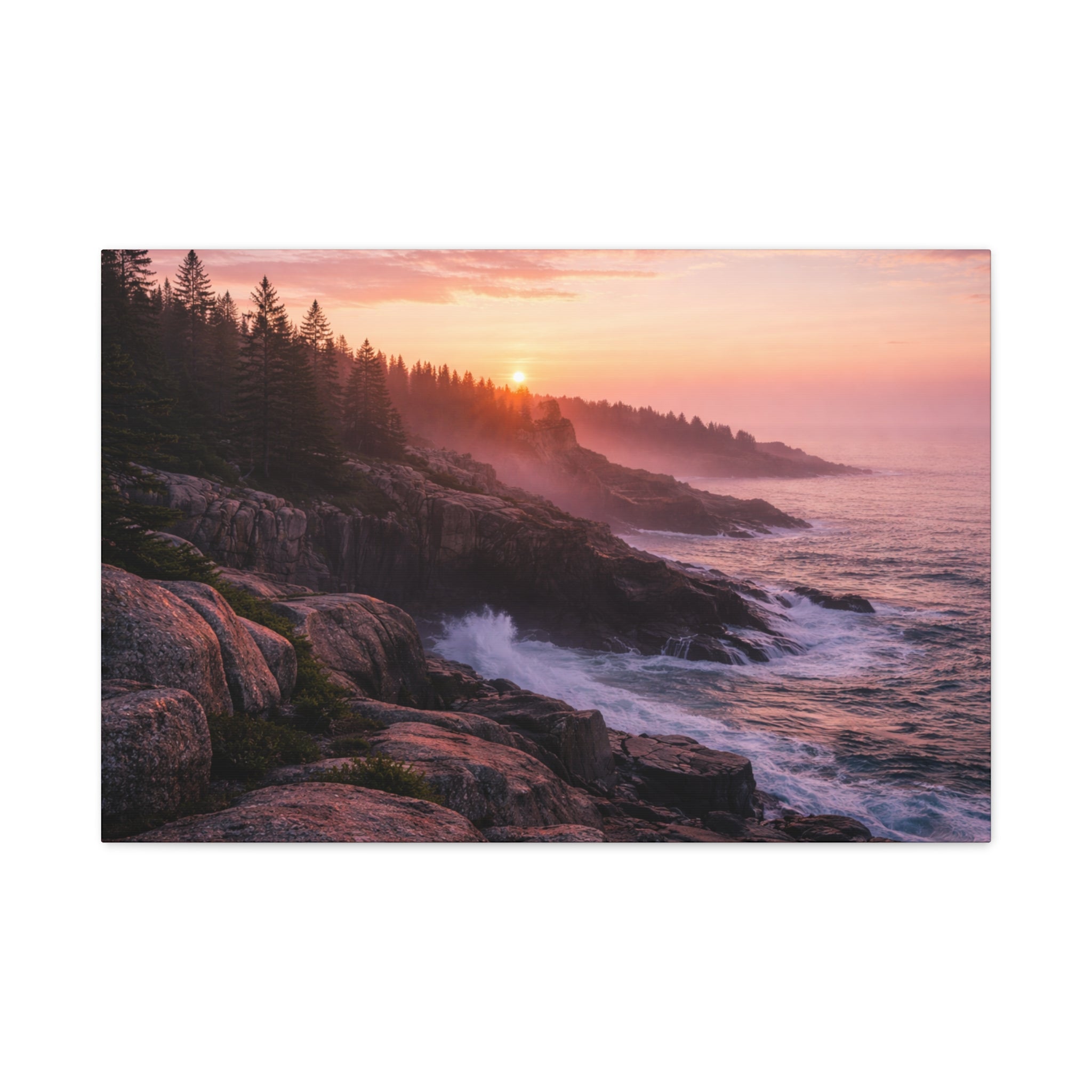 Acadia Cliffs  - Matte Canvas
