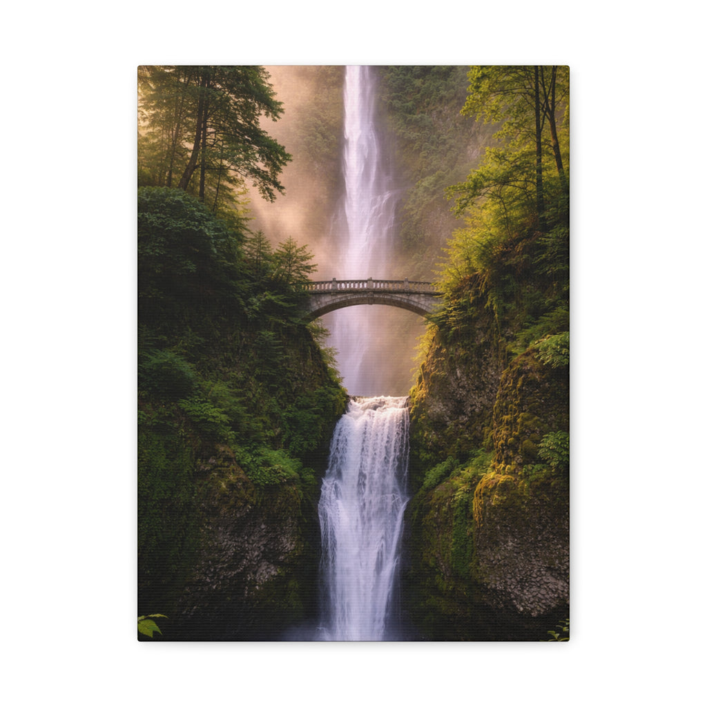 Multnomah Falls - Columbia River Gorge - Matte Canvas