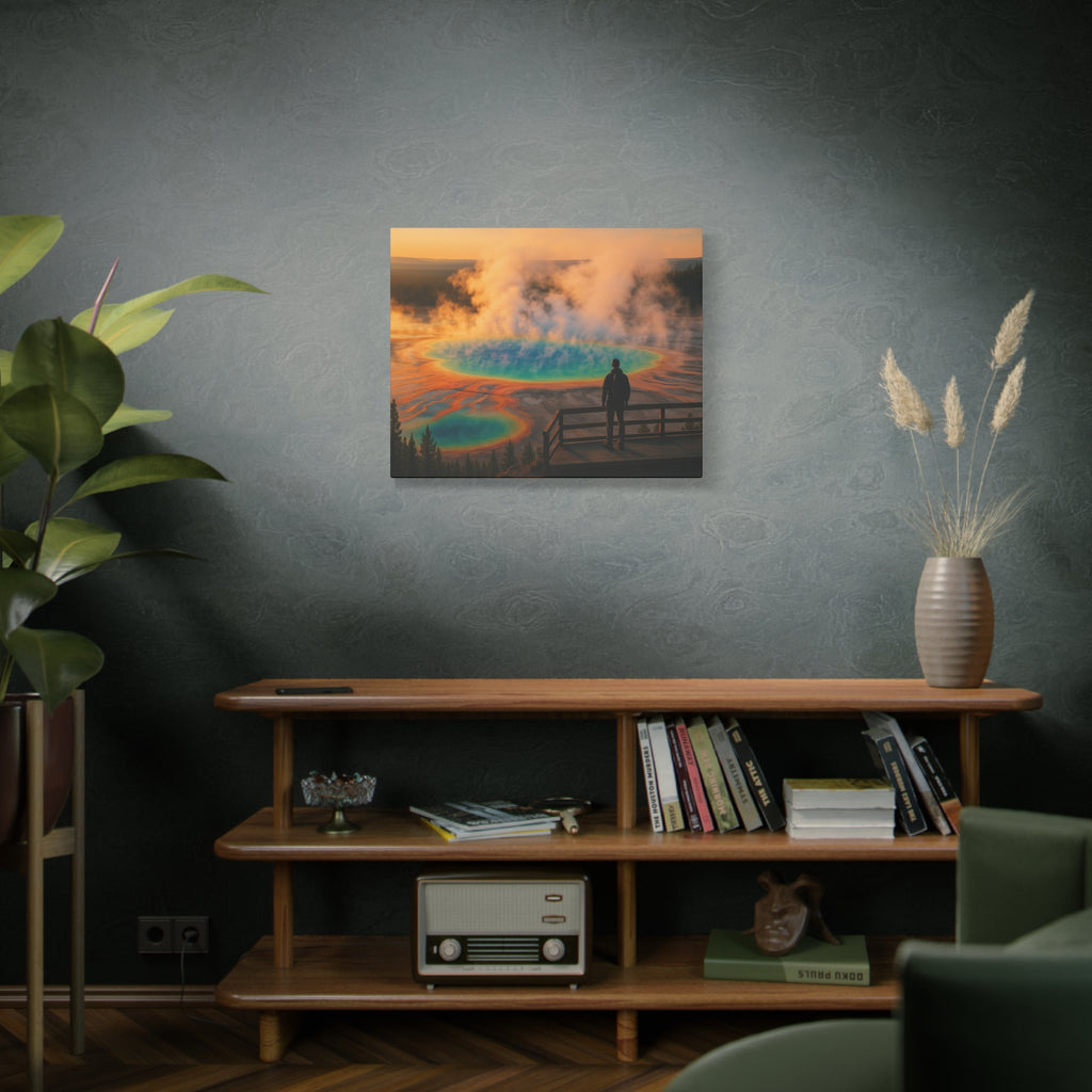 Grand Prismatic Spring - Matte Canvas