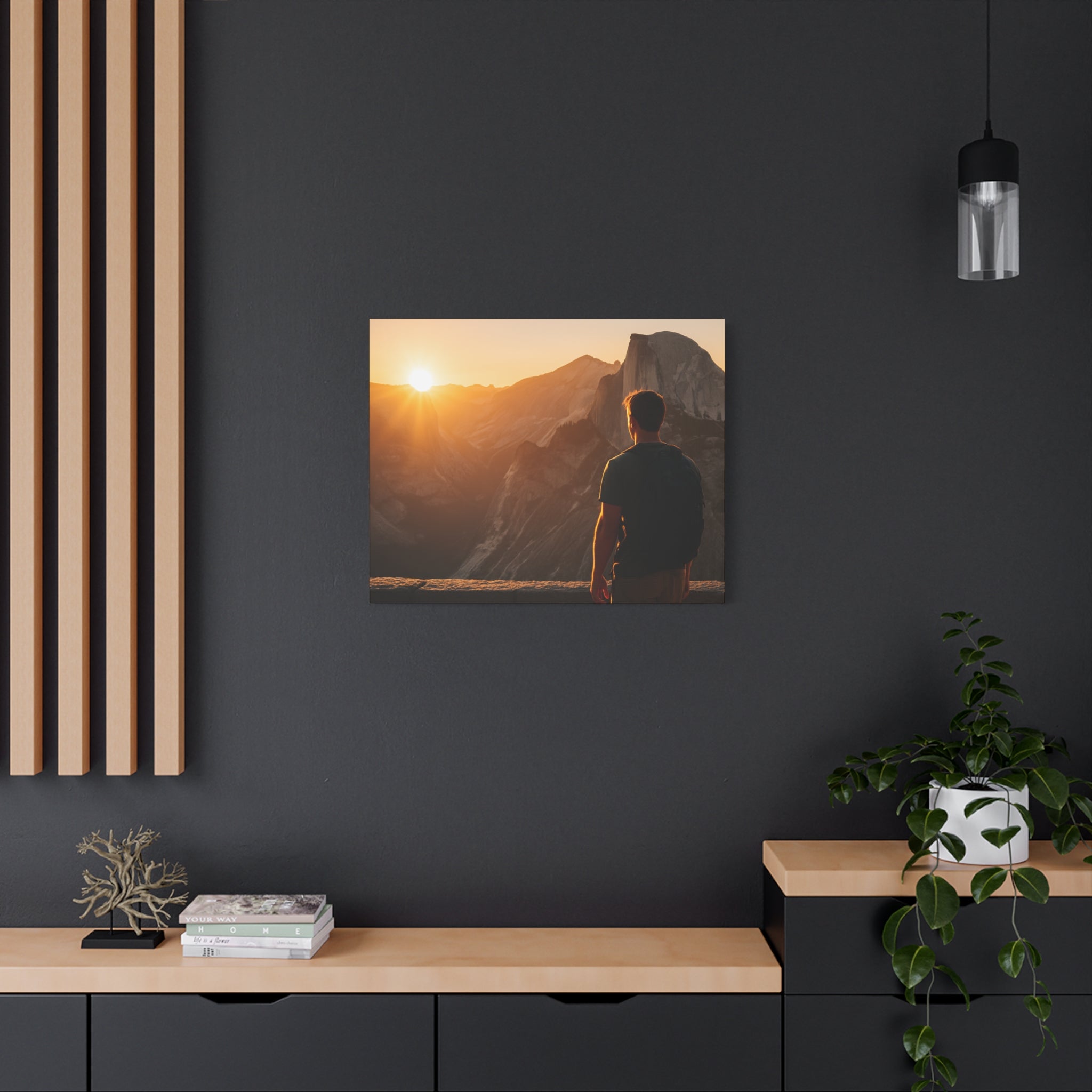 Glacier Point at Sunset - Matte Canvas