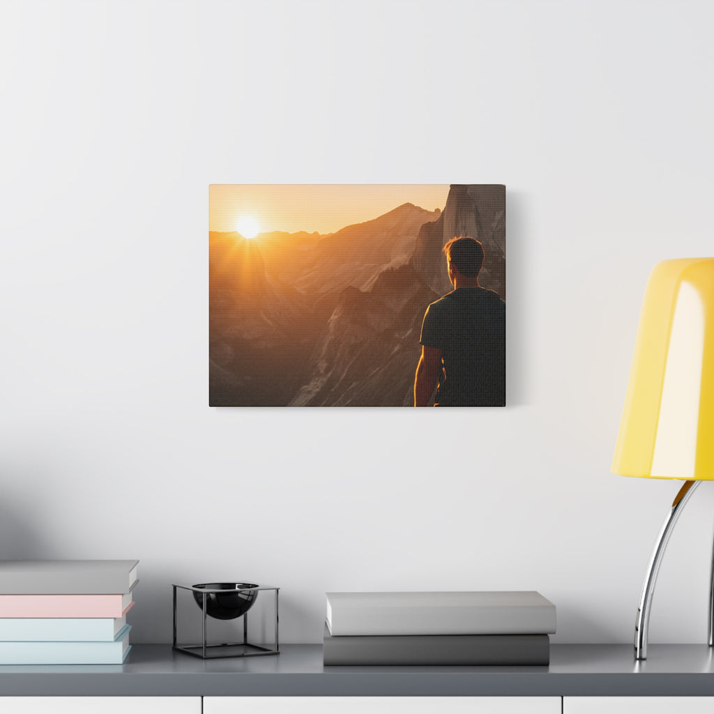 Glacier Point at Sunset - Matte Canvas