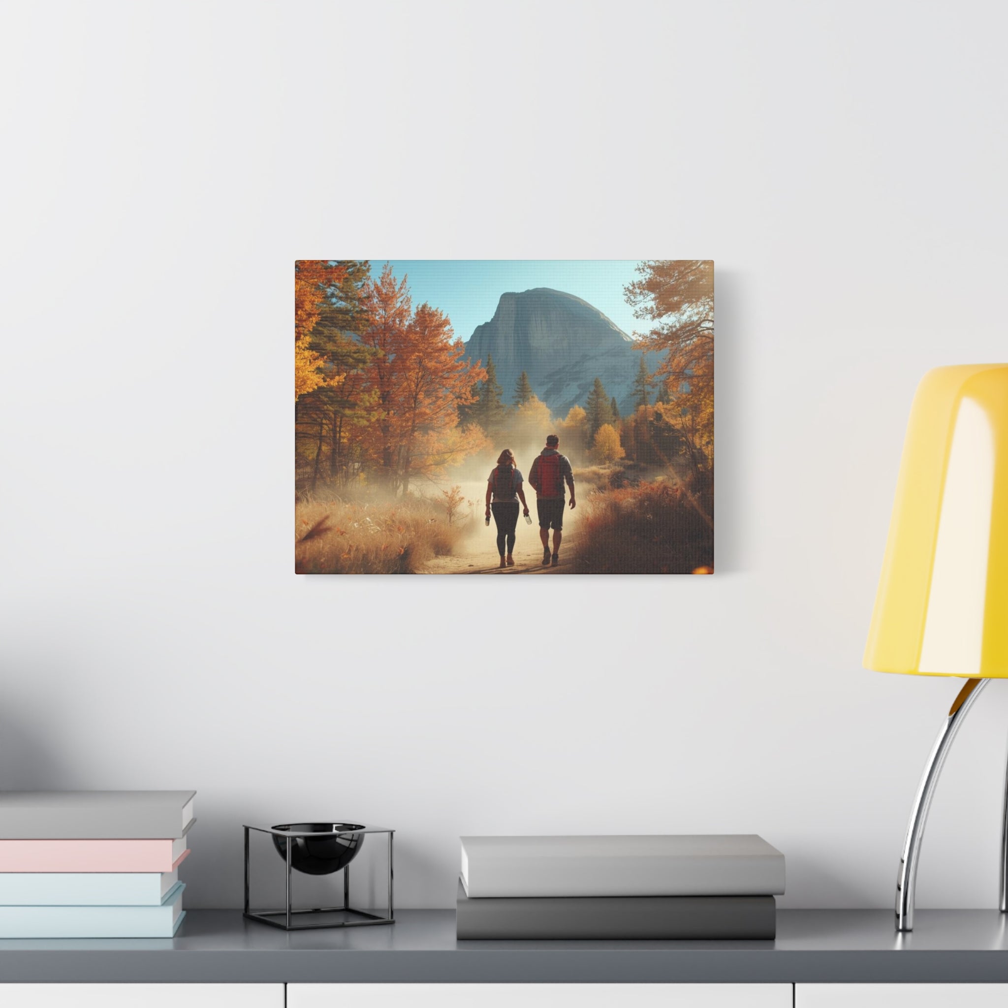 Yosemite Valley Trail in Autumn - Matte Canvas