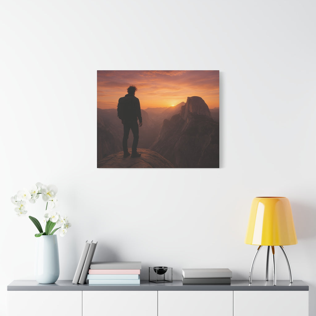 Half Dome Summit View - Matte Canvas