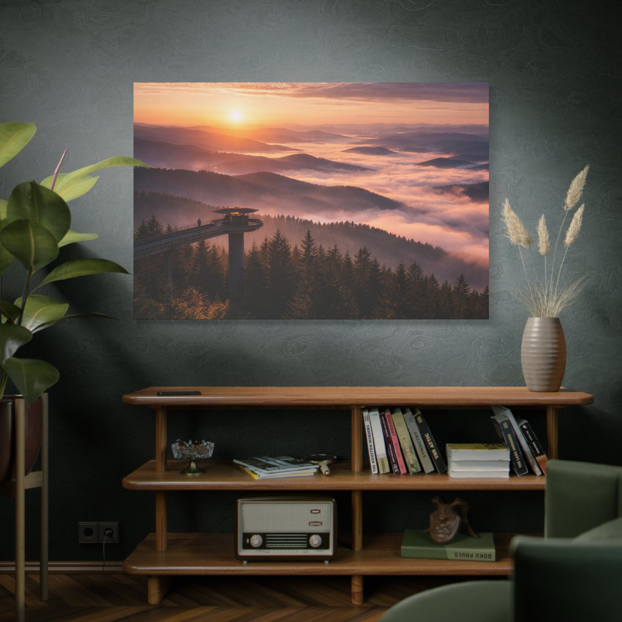 Clingman's Dome at Sunrise - Matte Canvas