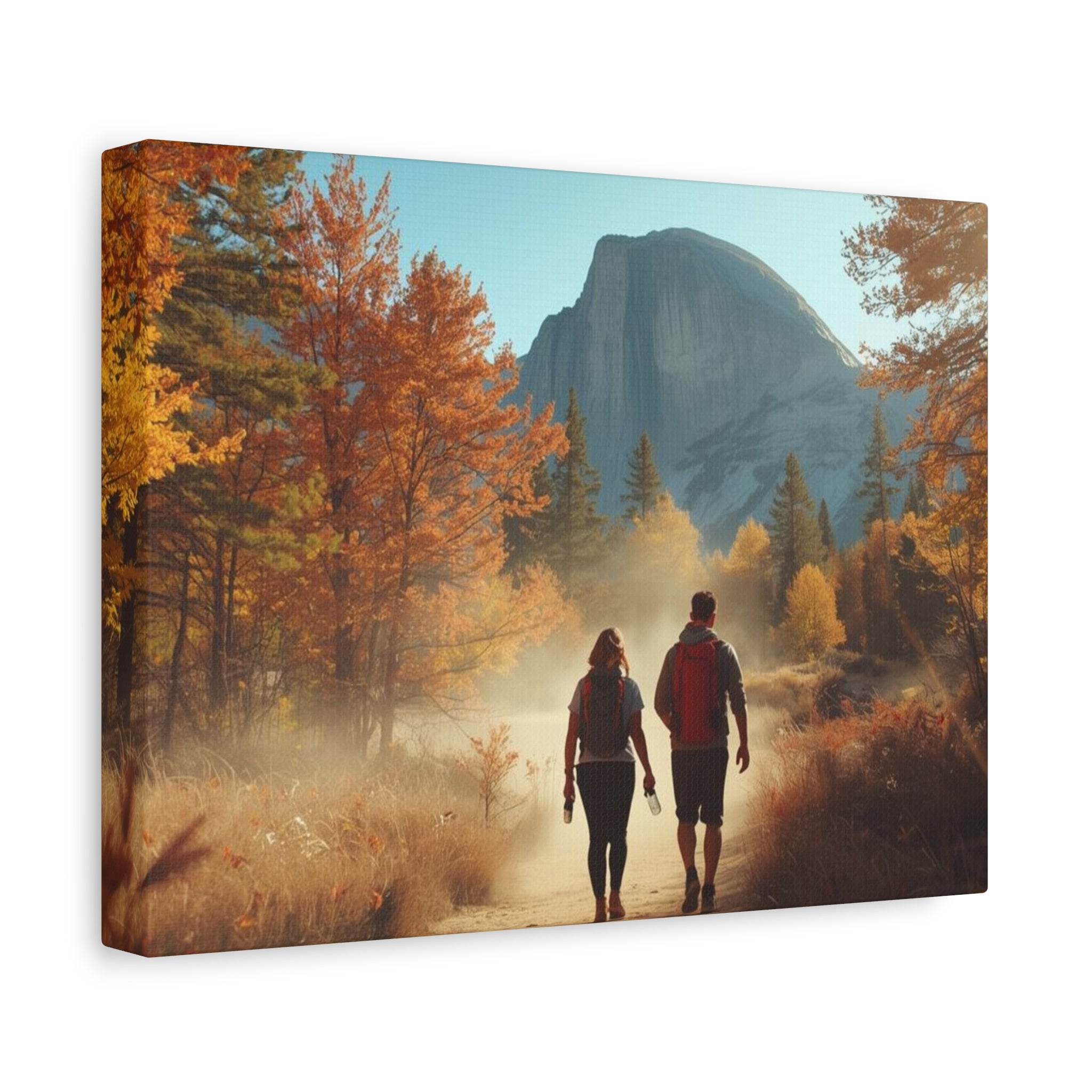 Yosemite Valley Trail in Autumn - Matte Canvas
