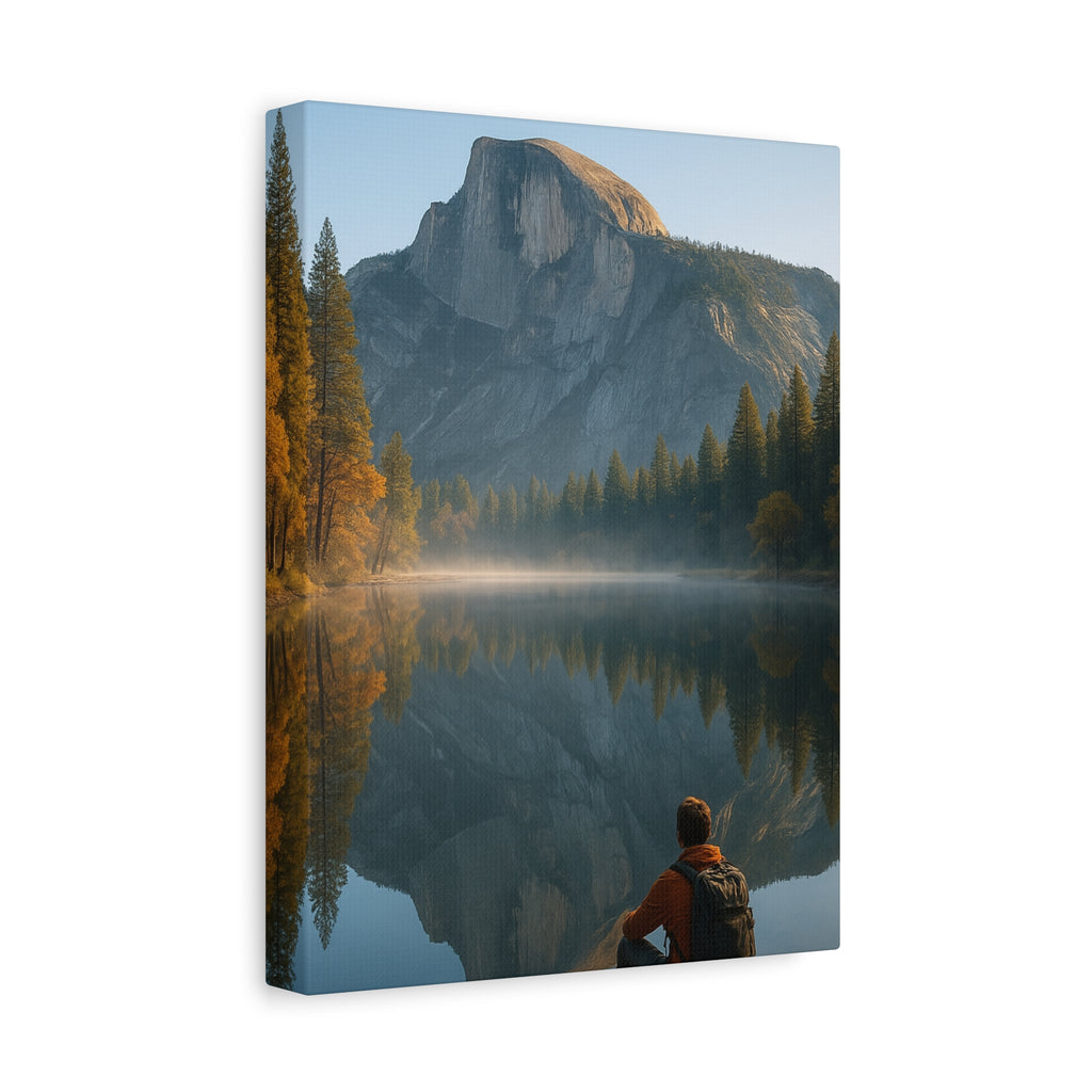 Mirror Lake Reflection - Matte Canvas