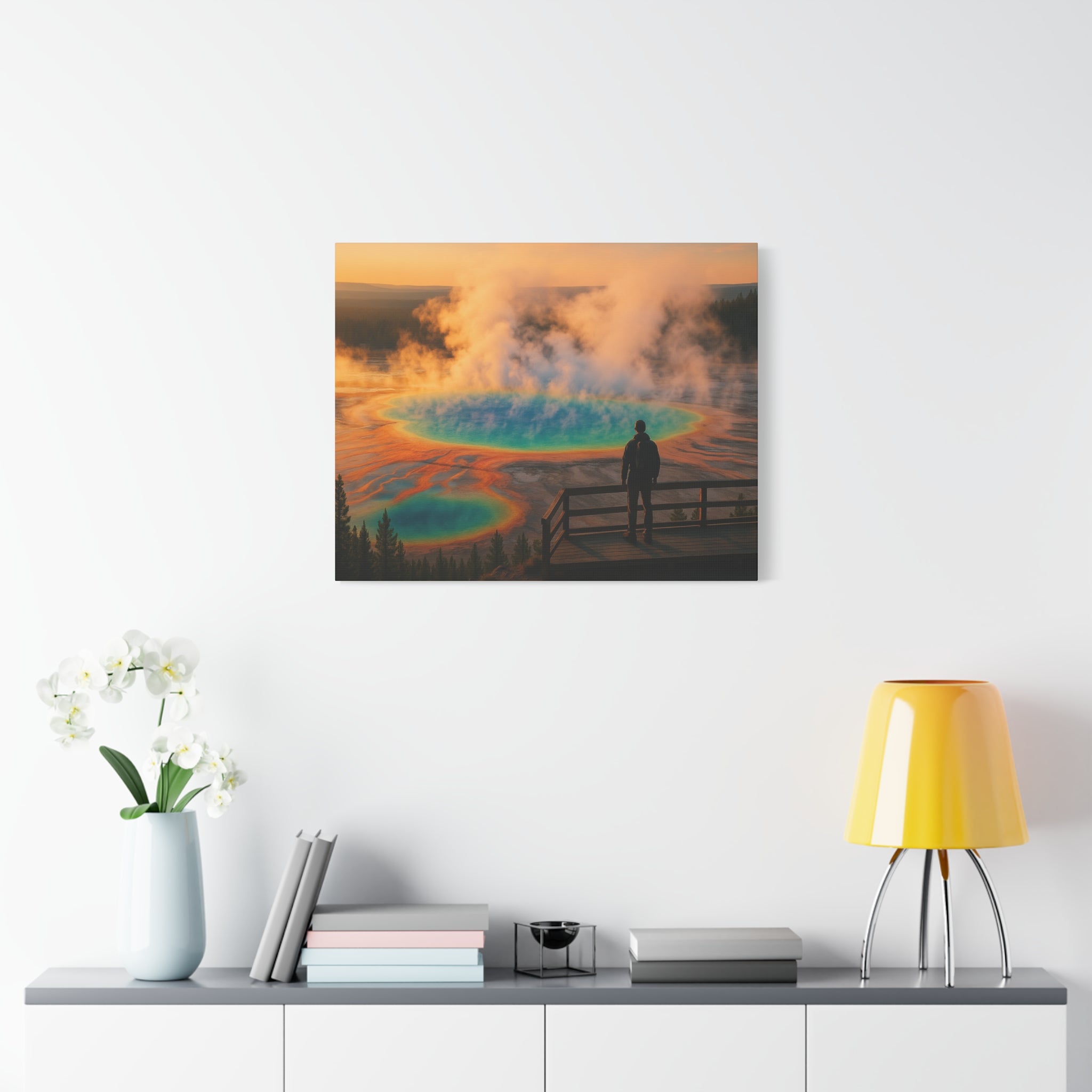 Grand Prismatic Spring - Matte Canvas