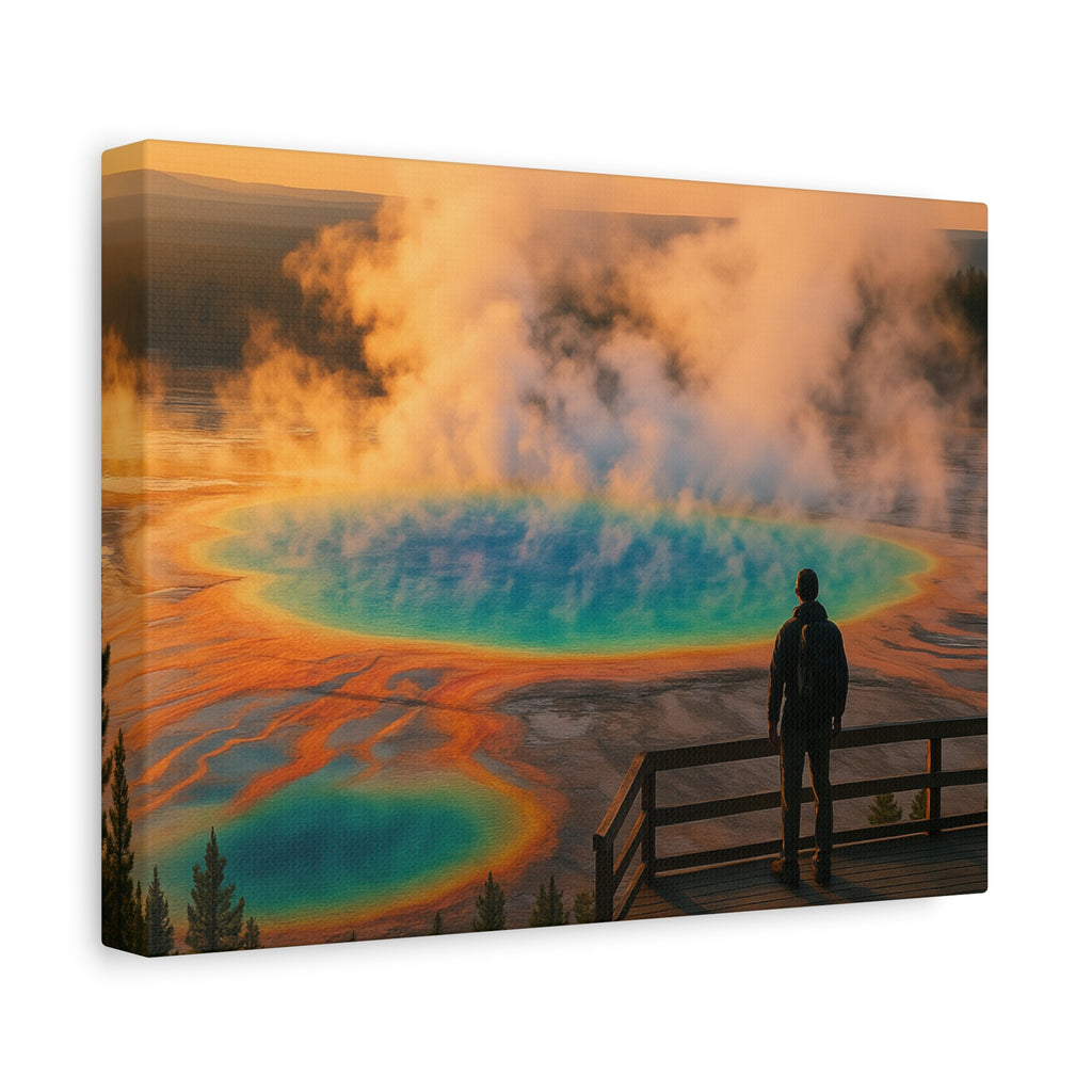 Grand Prismatic Spring - Matte Canvas
