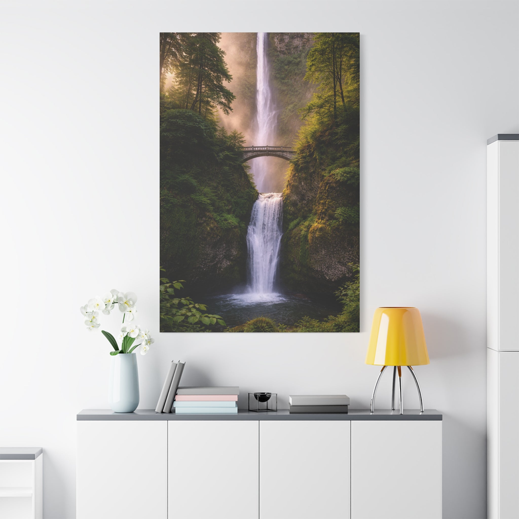 Multnomah Falls - Columbia River Gorge - Matte Canvas