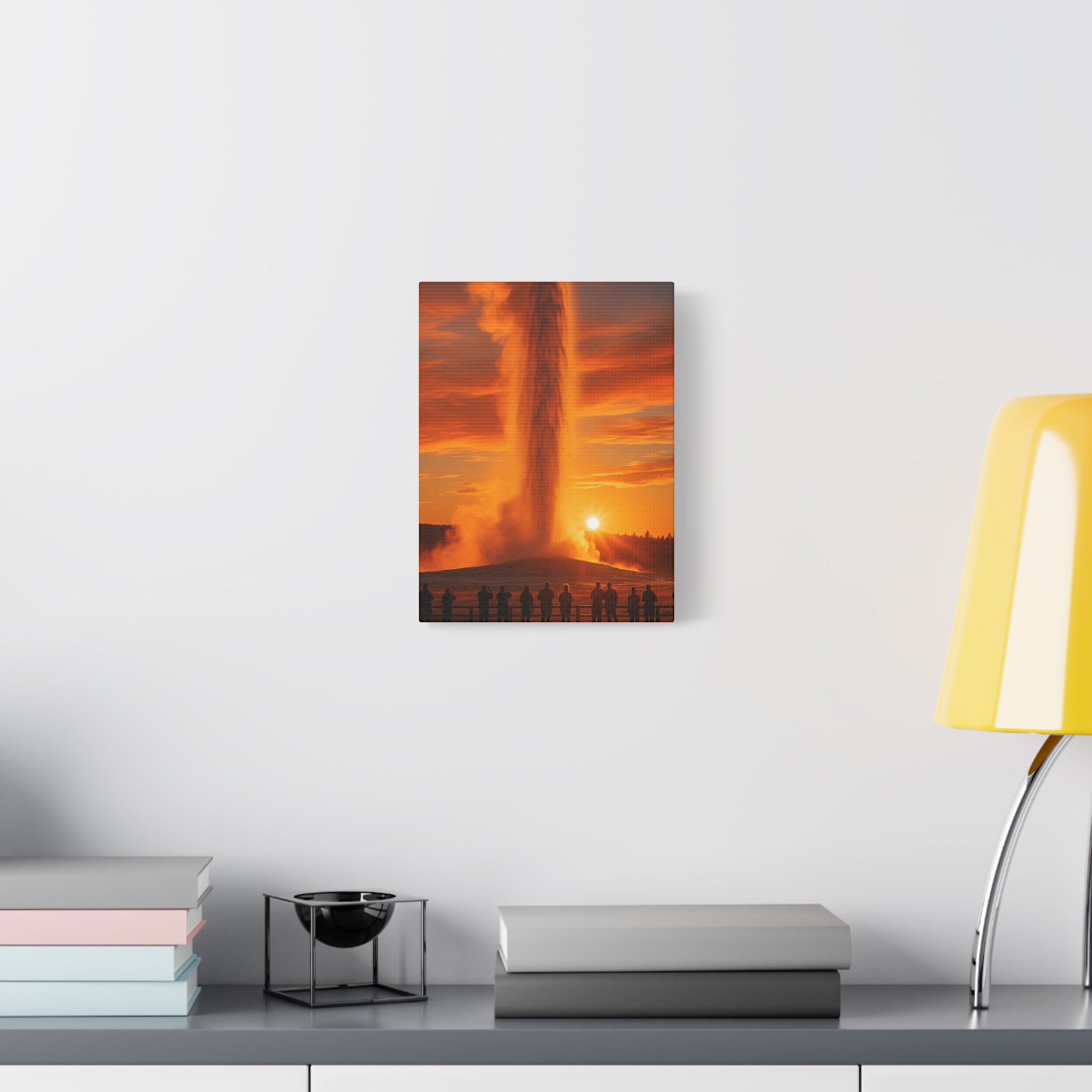 Old Faithful Geyser Trail - Matte Canvas