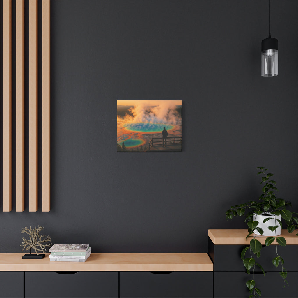 Grand Prismatic Spring - Matte Canvas