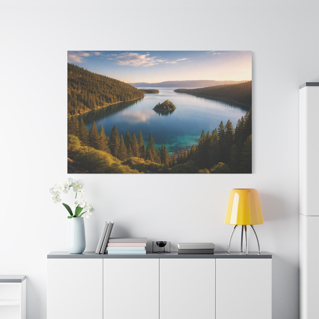 Emerald Bay Lake Tahoe - Matte Canvas