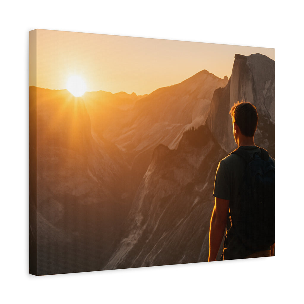 Glacier Point at Sunset - Matte Canvas