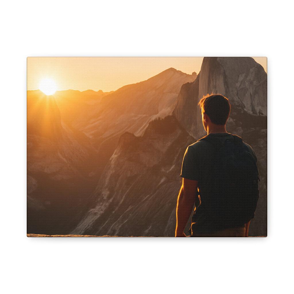 Glacier Point at Sunset - Matte Canvas