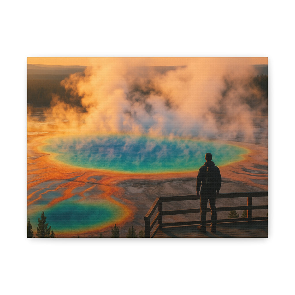 Grand Prismatic Spring - Matte Canvas