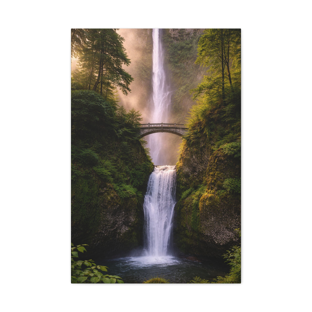 Multnomah Falls - Columbia River Gorge - Matte Canvas