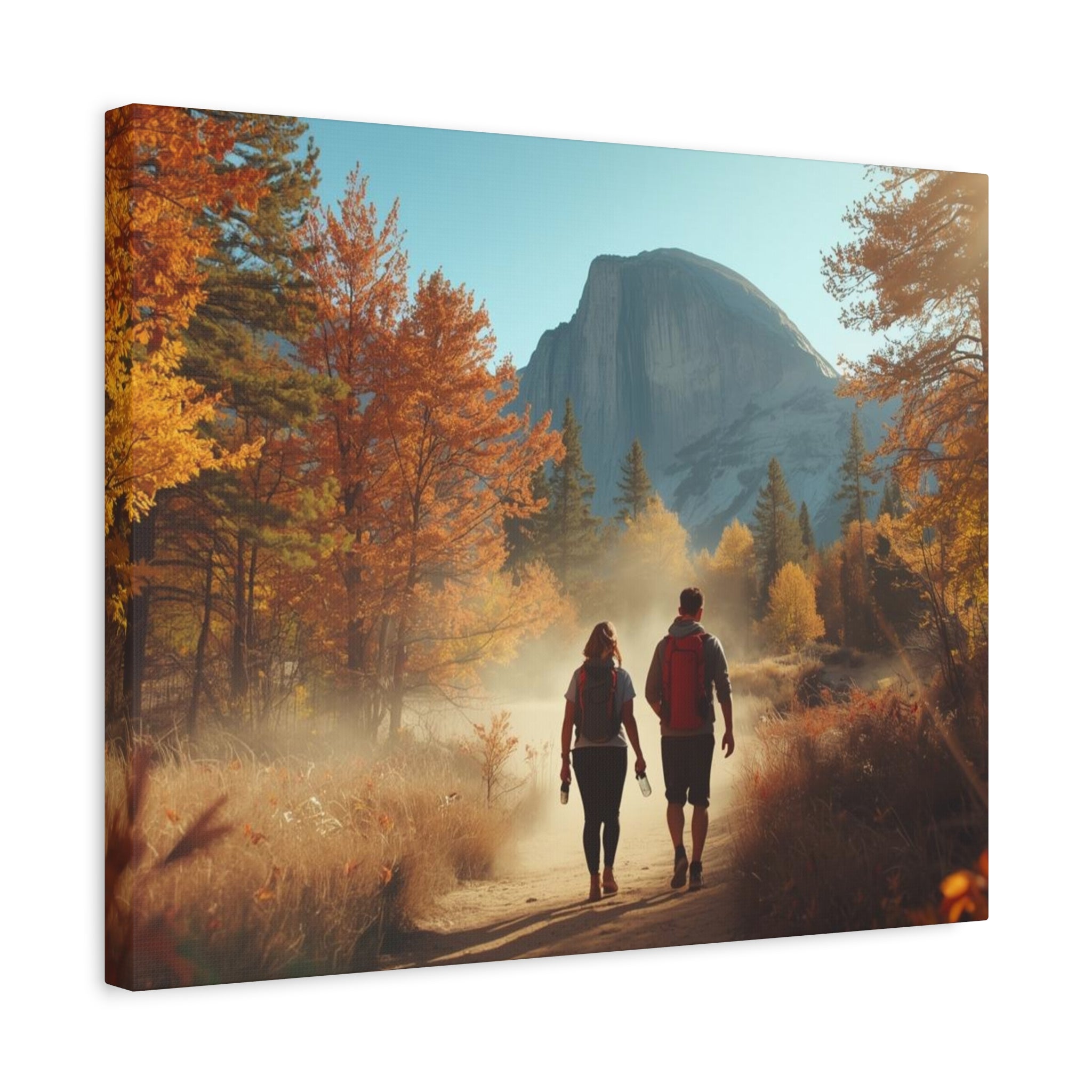 Yosemite Valley Trail in Autumn - Matte Canvas
