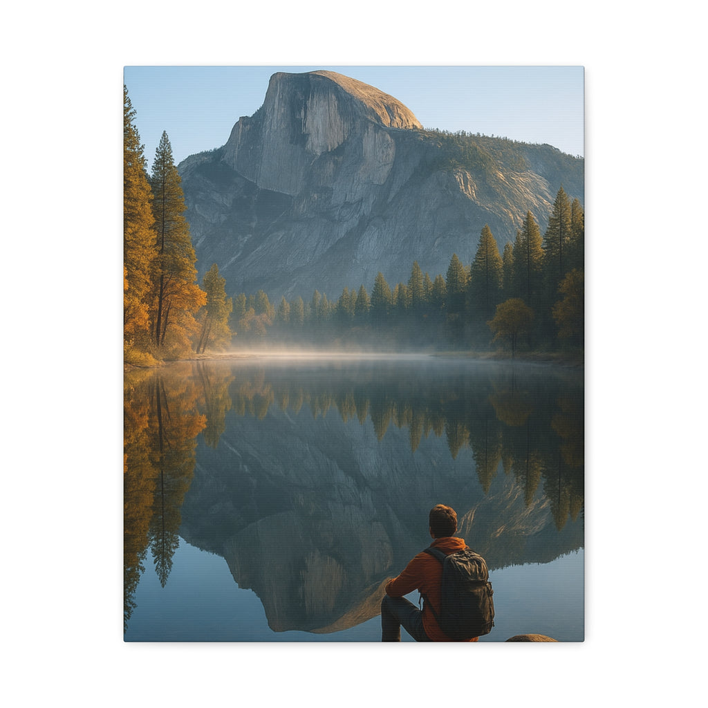 Mirror Lake Reflection - Matte Canvas