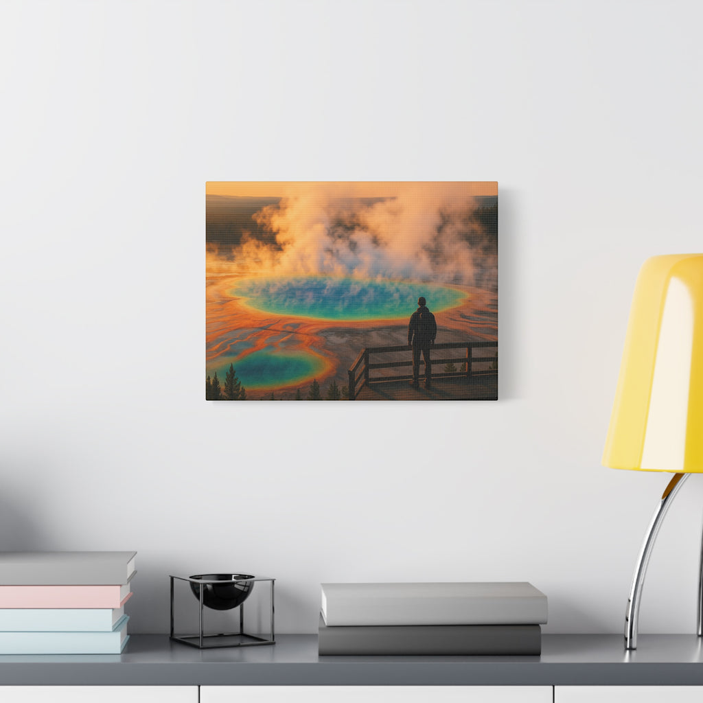 Grand Prismatic Spring - Matte Canvas