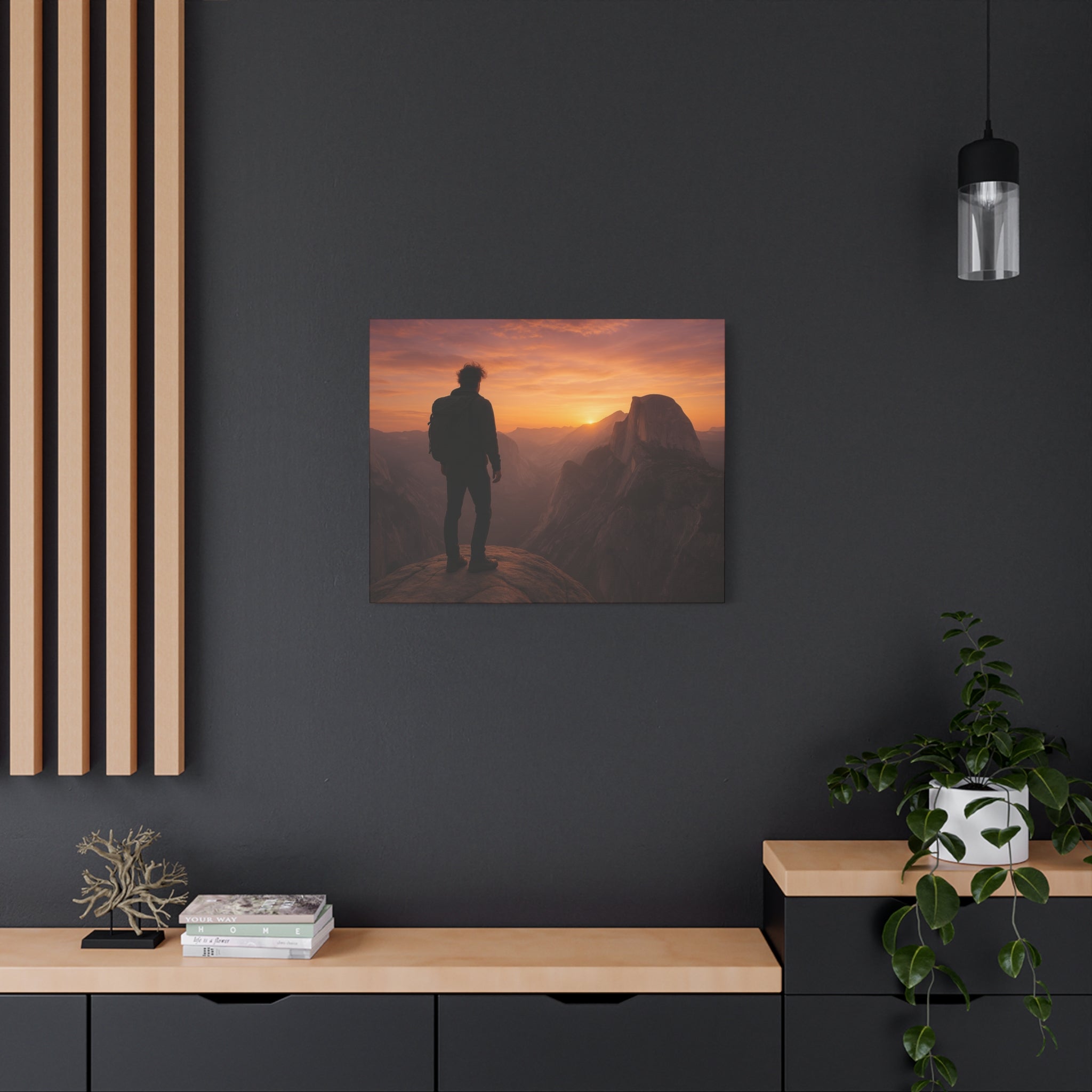Half Dome Summit View - Matte Canvas