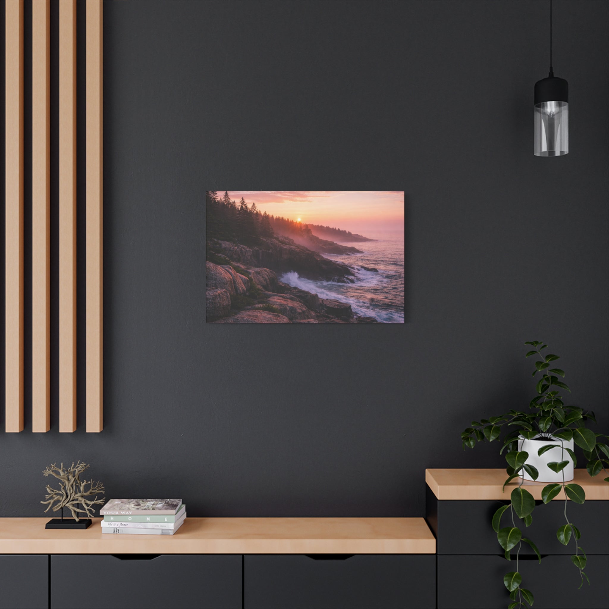 Acadia Cliffs  - Matte Canvas