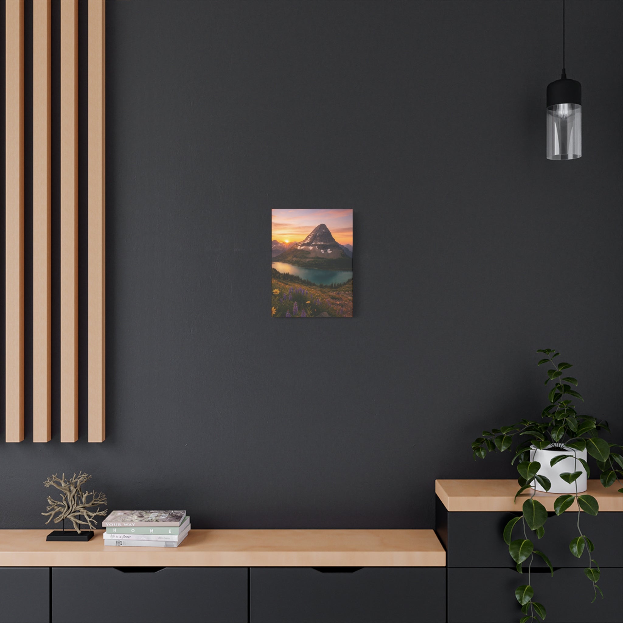 Hidden Lake Overlook at Sunrise - Matte Canvas